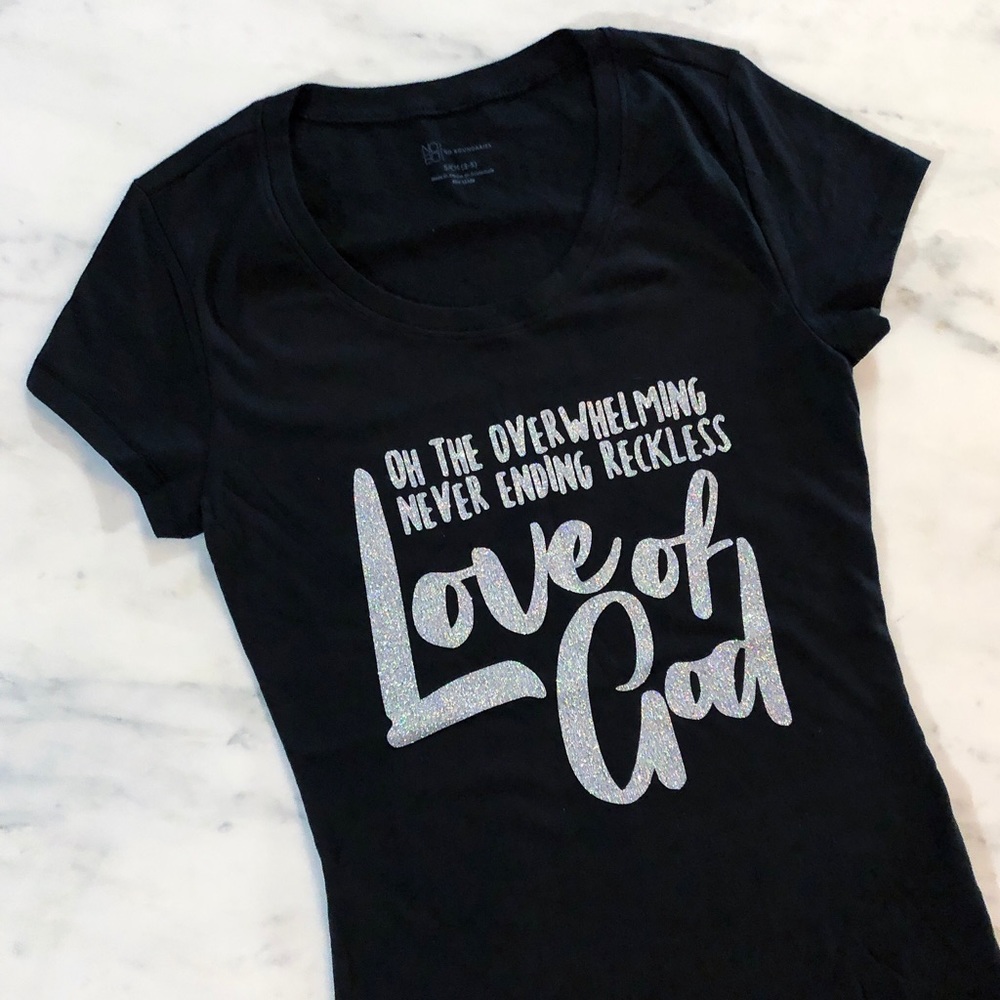 Reckless Love of God Christian Tshirt - Picture 5 of 10
